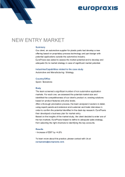 new entry market
