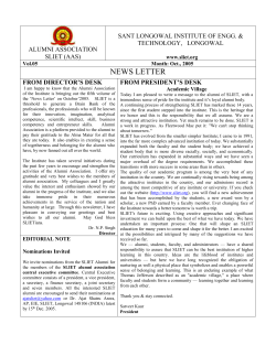 ALUMNI ASSOCIATION SLIET