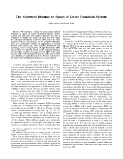 The Alignment Distance on Spaces of Linear Dynamical Systems