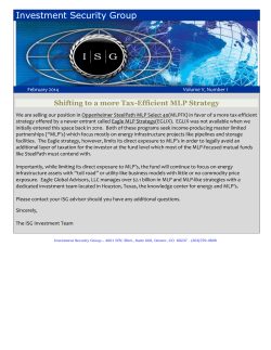 Investment Security Group February 2014 Volume V, Number I