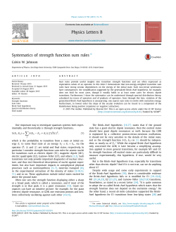 Systematics of strength function sum rules