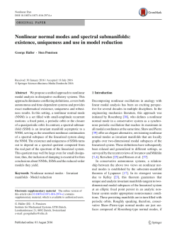 Nonlinear normal modes and spectral submanifolds: existence