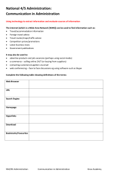 Sources of Information (and Reliability)