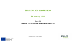 European Structural Investment Funding Information