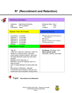 Recruitment and Retention Workshop