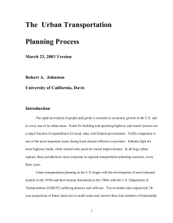 MPO Modeling Capabilities - Department of Environmental Science