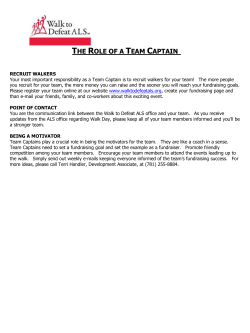 the role of a team captain
