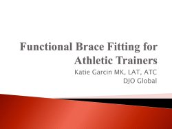 Brace Fitting Guidelines