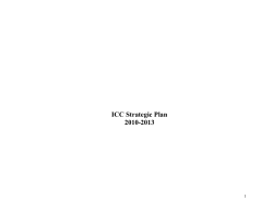 ICC Strategic Plan