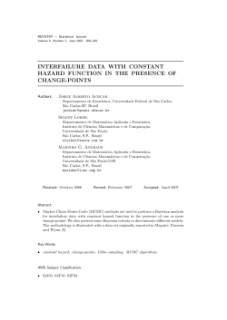 Interfailure data with constant hazard function in the presence of