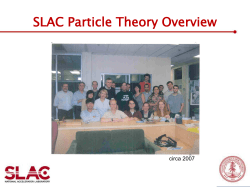Theoretical Particle Physics
