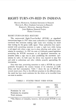Right-Turn-On-Red in Indiana - Purdue e-Pubs