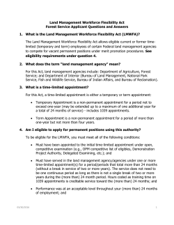 LMWFA Question and Answer