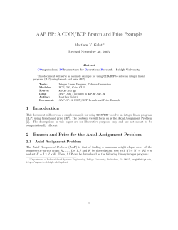 AAP BP: A COIN/BCP Branch and Price Example