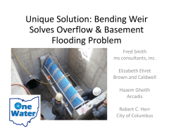 Unique Solution: Bending Weir Solves Overflow