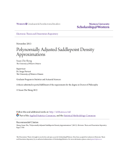 Polynomially Adjusted Saddlepoint Density Approximations