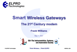 Smart Wireless Gateways ()