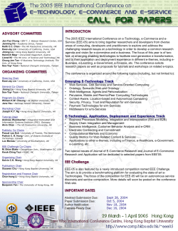 PowerPoint Presentation - Department of Computer Science, Hong