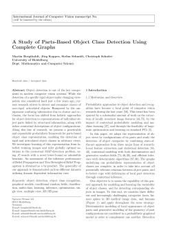 A Study of Parts-Based Object Class Detection Using Complete