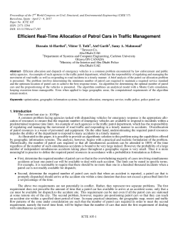 Efficient Real-Time Allocation of Patrol Cars in Traffic Management