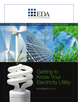 Getting to Know Your Electricity Utility