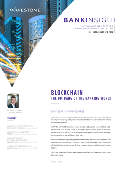 blockchain - Wavestone