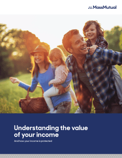 Understanding the value of your income