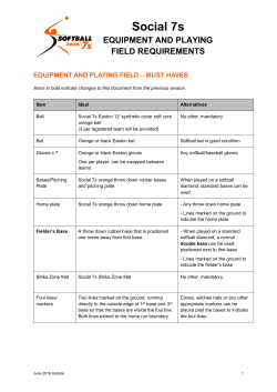 Social 7s Equipment and Playing Field Requirements
