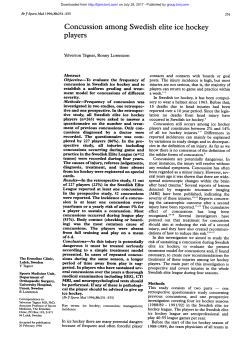 players - British Journal of Sports Medicine