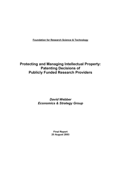 IP Evaluation Final Report
