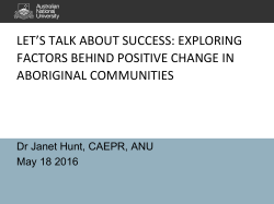 let`s talk about success: exploring factors behind positive change in