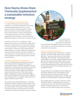 How Harris-Stowe State University implemented a