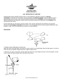 Student Handout 3 - Arkansas Energy Rocks