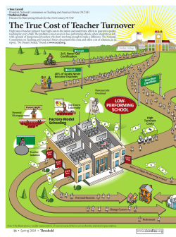 The True Cost of Teacher Turnover