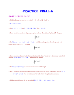 Practice Final-A