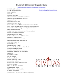 Blueprint NC Member Organizations