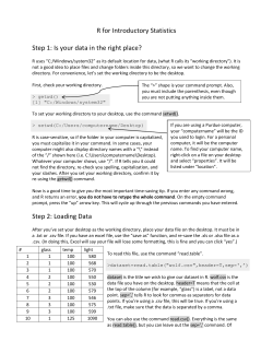 R for Introductory Statistics