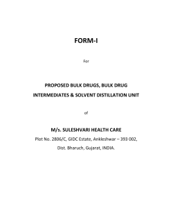 Proposed TOR - Environment Clearance