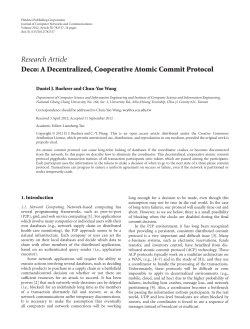 Deco: A Decentralized, Cooperative Atomic Commit Protocol