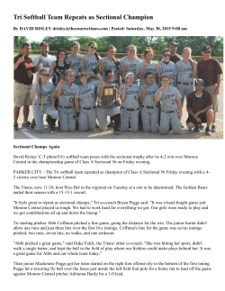 PARKER CITY - The Tri softball team repeated as champion of