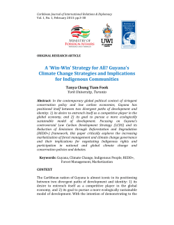 A `Win-Win` Strategy for All? Guy Climate Change Strategies and