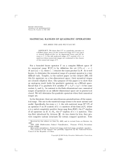 T x, x : x &frac34; - Project Euclid