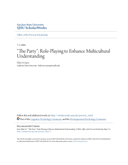 "The Party&rdquo;: Role-Playing to Enhance Multicultural Understanding