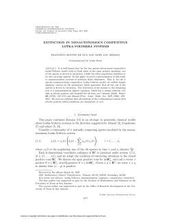 EXTINCTION IN NONAUTONOMOUS COMPETITIVE LOTKA