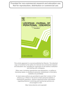 This article appeared in a journal published by Elsevier. The