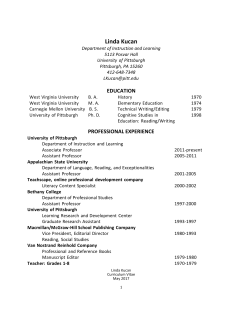 Linda Kucan - School of Education