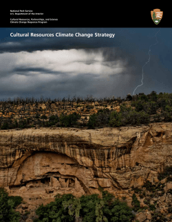 Cultural Resources Climate Change Strategy
