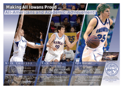 Making All Iowans Proud - Iowa High School Athletic Association