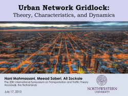 Urban Network Gridlock