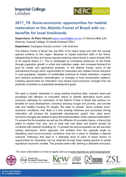 2017_78: Socio-economic opportunities for habitat